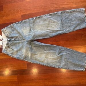 MM6 Maison Margiela mid-rise tapered-leg jeans